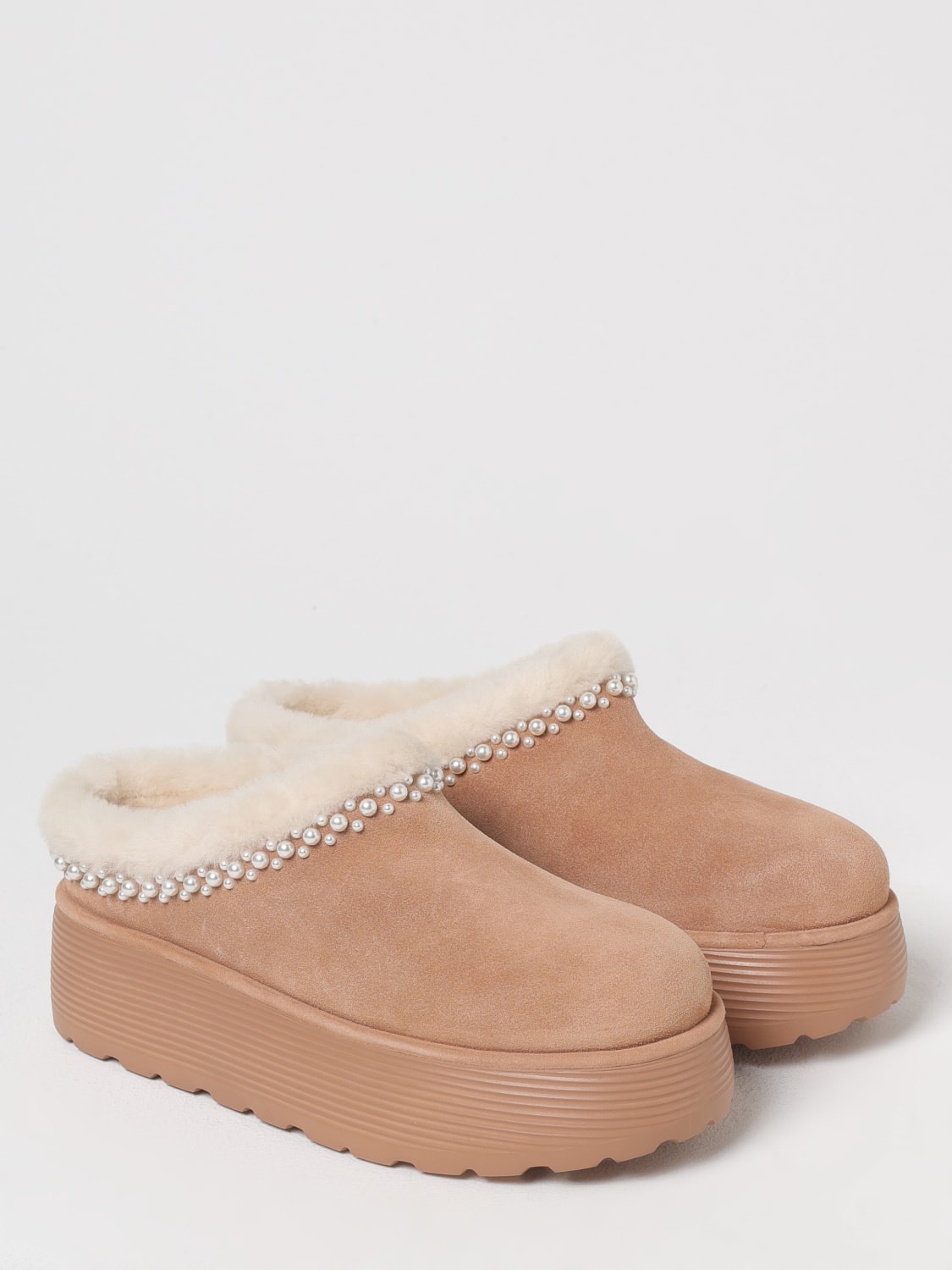 STUART WEITZMAN SHOES: Wedge shoes woman Stuart Weitzman, Beige - Img 2