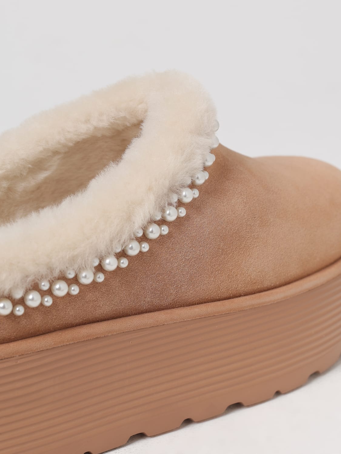 STUART WEITZMAN SHOES: Wedge shoes woman Stuart Weitzman, Beige - Img 4