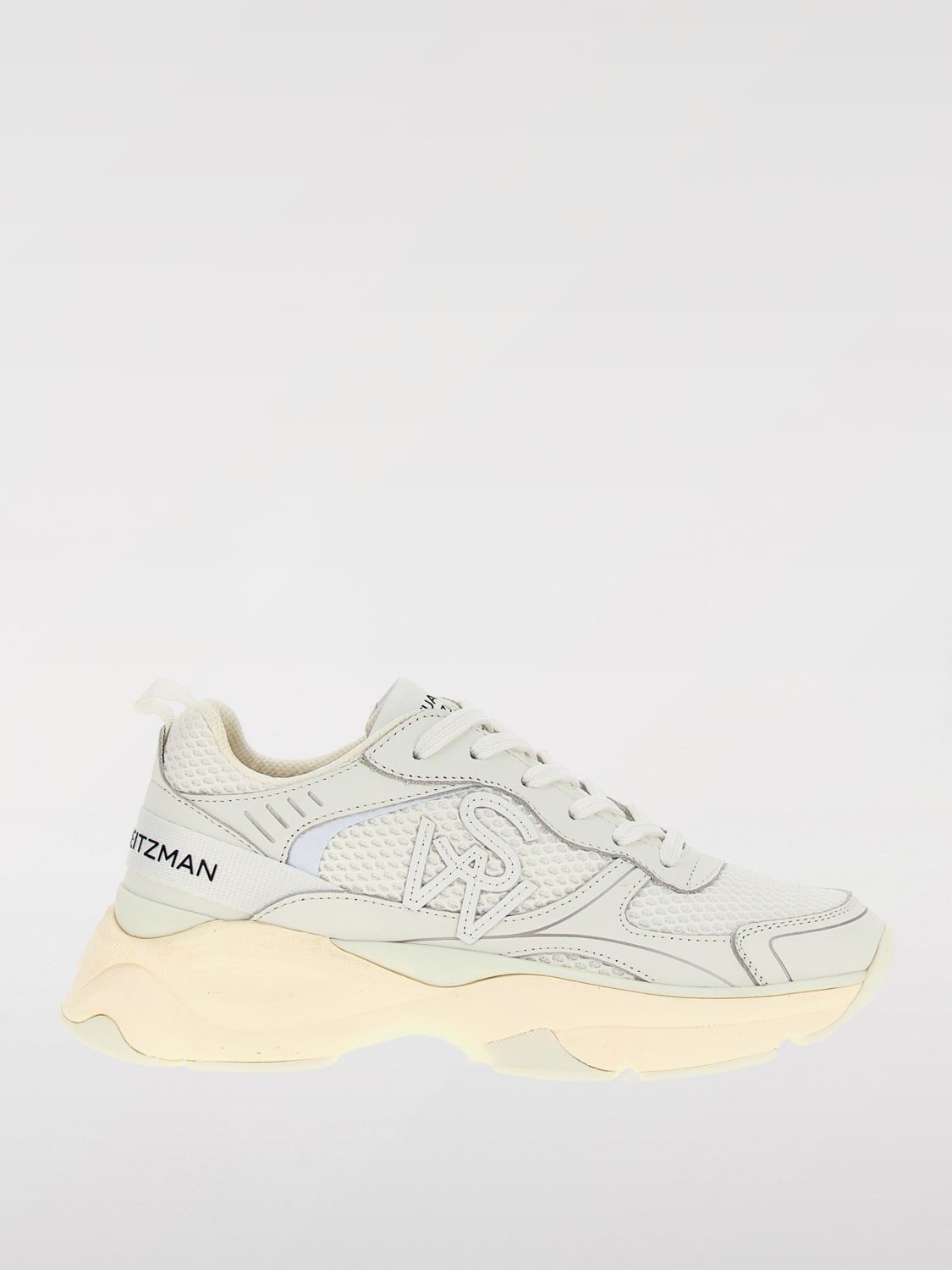 スニーカー STUART WEITZMAN Women Sneakers SH318SWTRAINERMSAGYWT Grey SW Leather Mesh Trainer | Stuart Weitzman