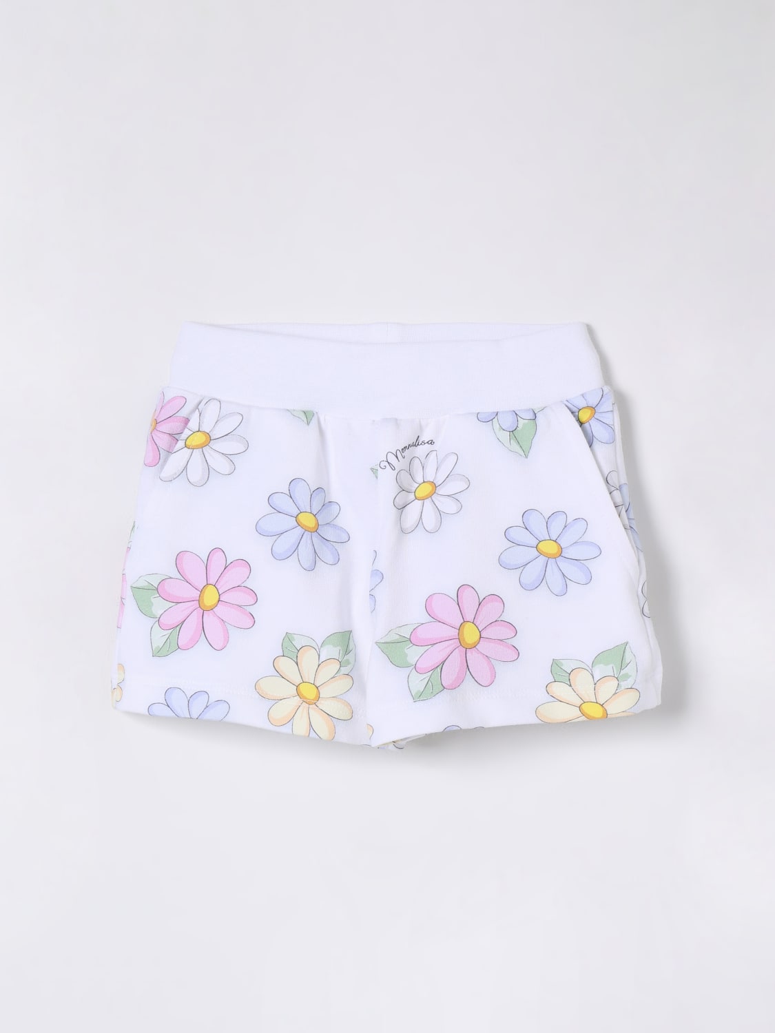 MONNALISA SHORTS: Shorts kids Monnalisa, White - Img 1