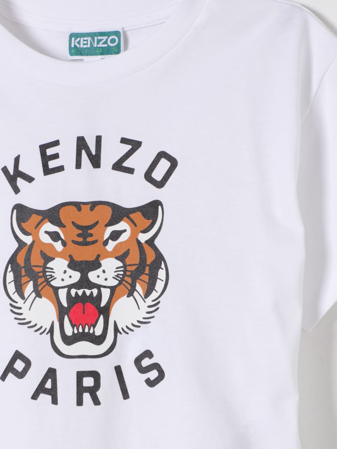 KENZO KIDS T-SHIRT: T-shirt kids Kenzo Kids, White - Img 3