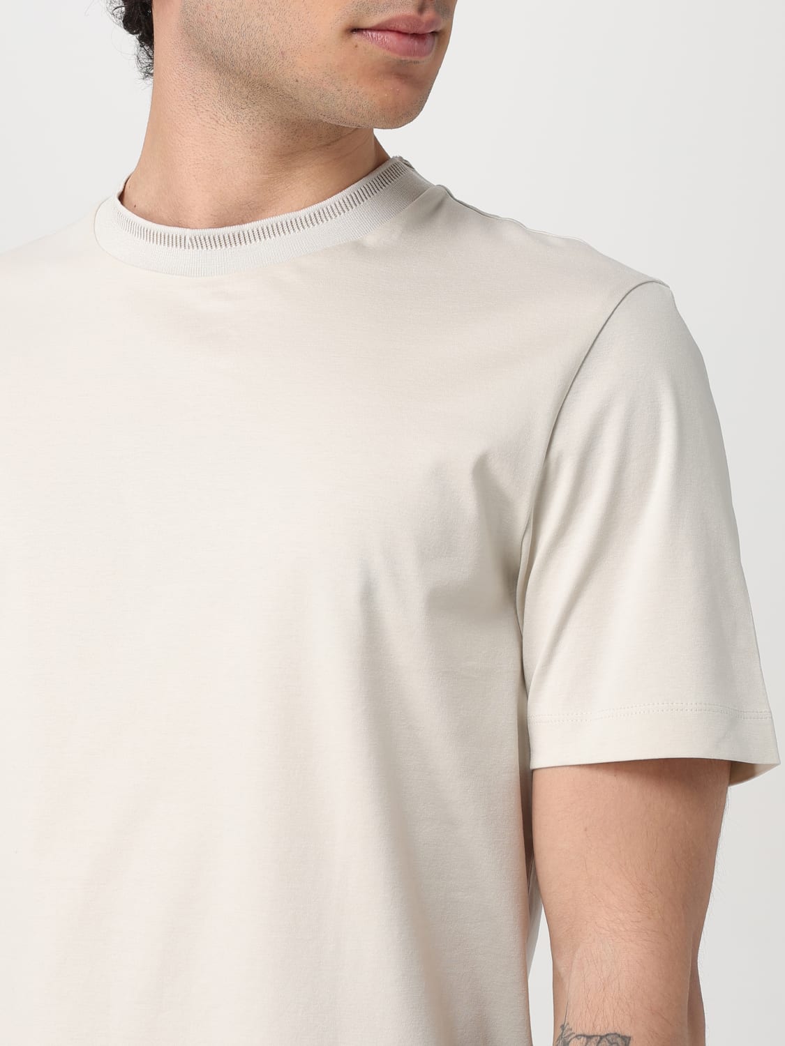 BOSS T-SHIRT: T-shirt men Boss, White - Img 3