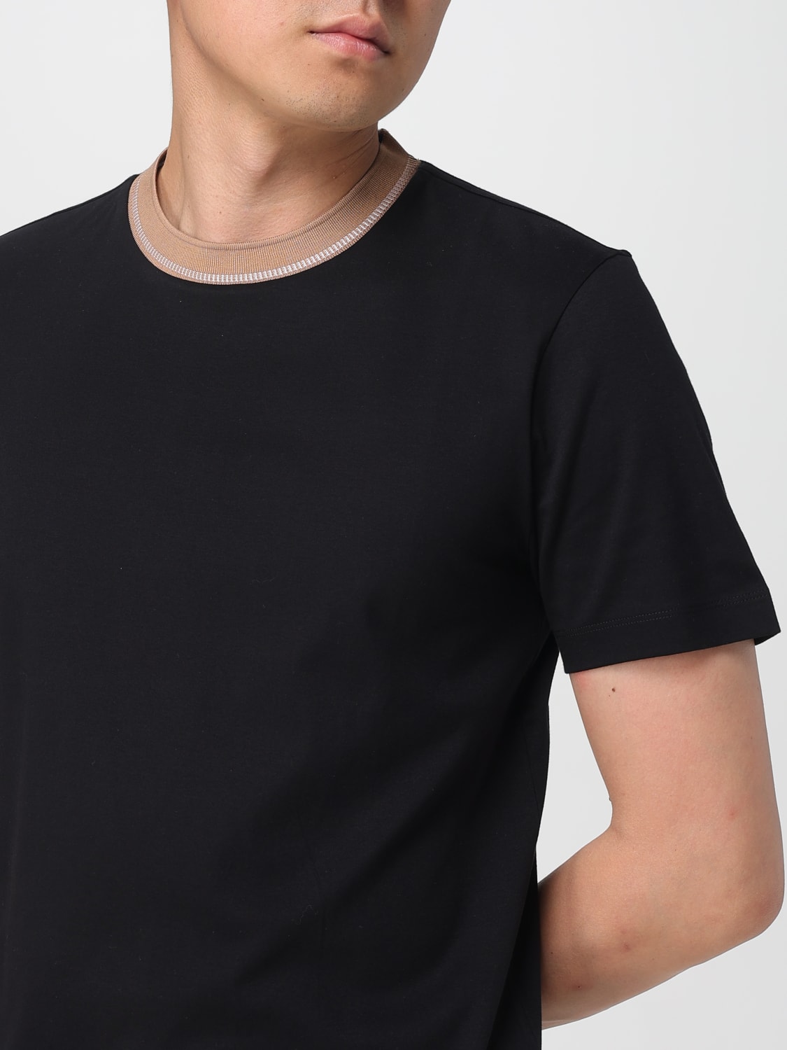 BOSS T-SHIRT: T-shirt men Boss, Black - Img 3