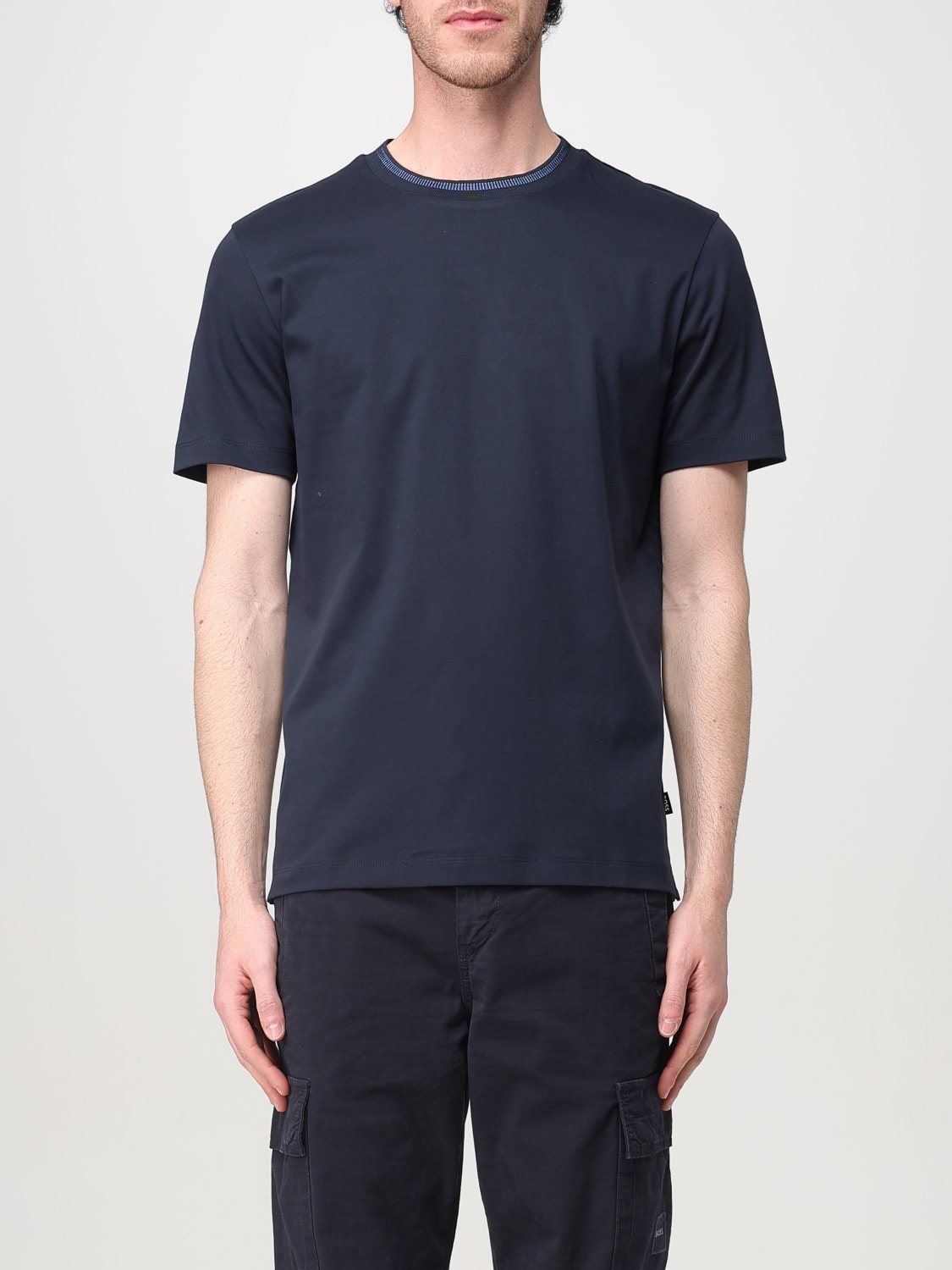 BOSS T-SHIRT: T-shirt herren Boss, Blau - Img 1