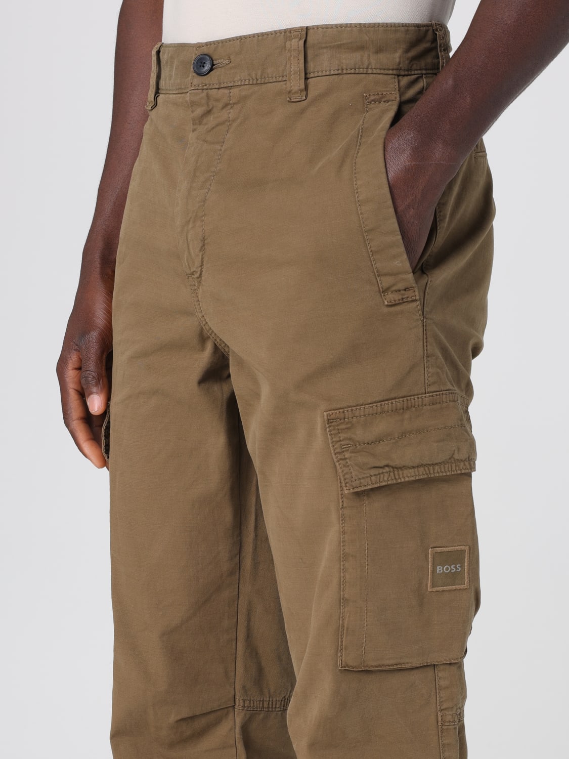 BOSS PANTS: Pants men Boss, Green - Img 3