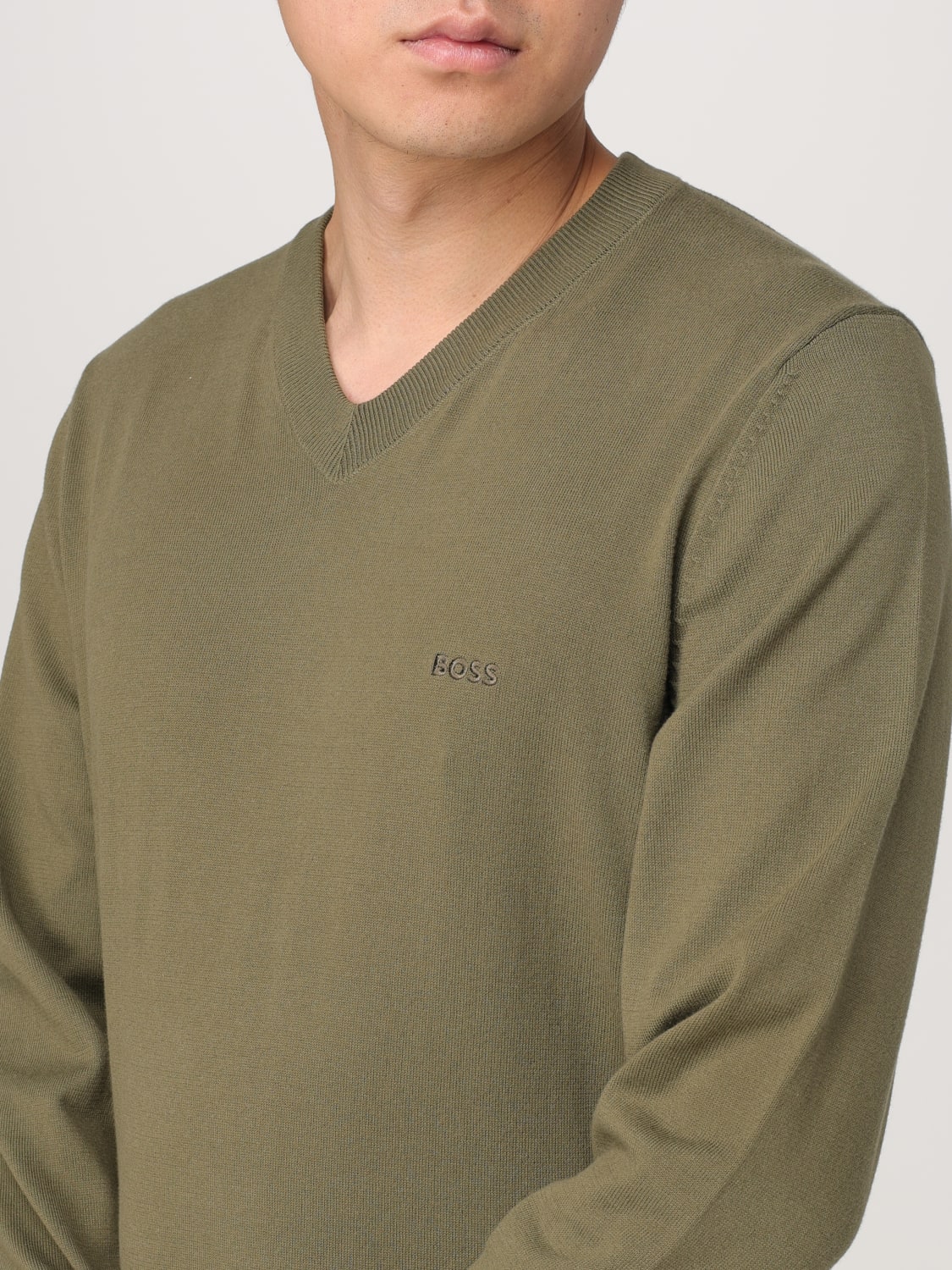 BOSS PULL: Pull homme Boss, Marron - Img 3