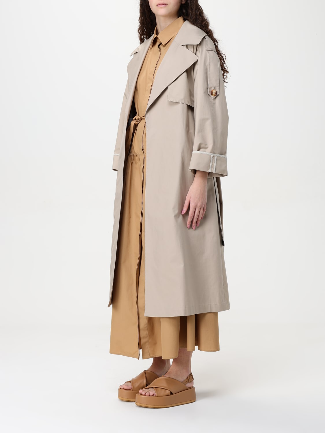 S MAX MARA: women's trench coat - Beige | 'S Max Mara jacket