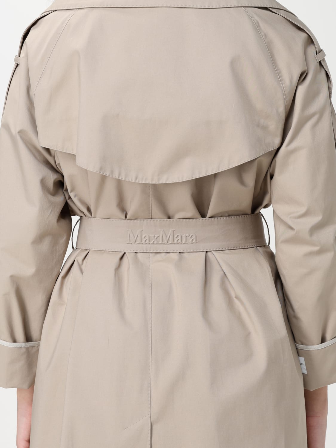 コート S MAX MARA Women Jackets 2429016111600011 BEIGE Sportmax Code Max Mara trench coat outer middle USA10 XL