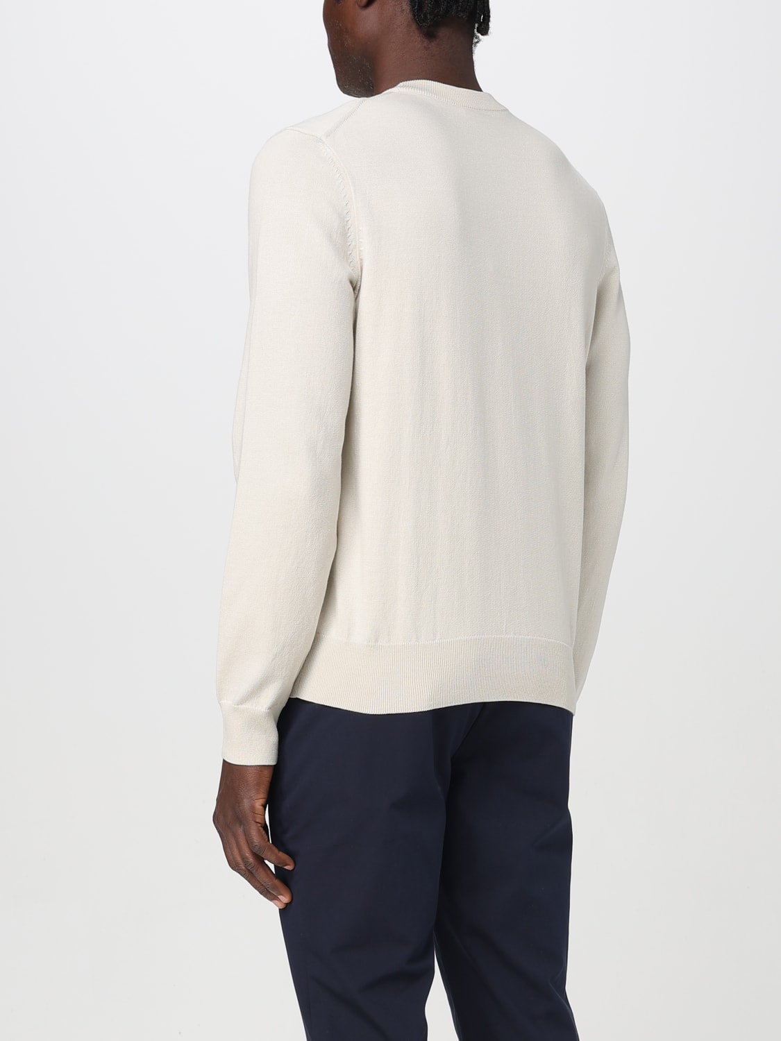 BOSS JERSEY: Jersey hombre Boss, Blanco - Img 2