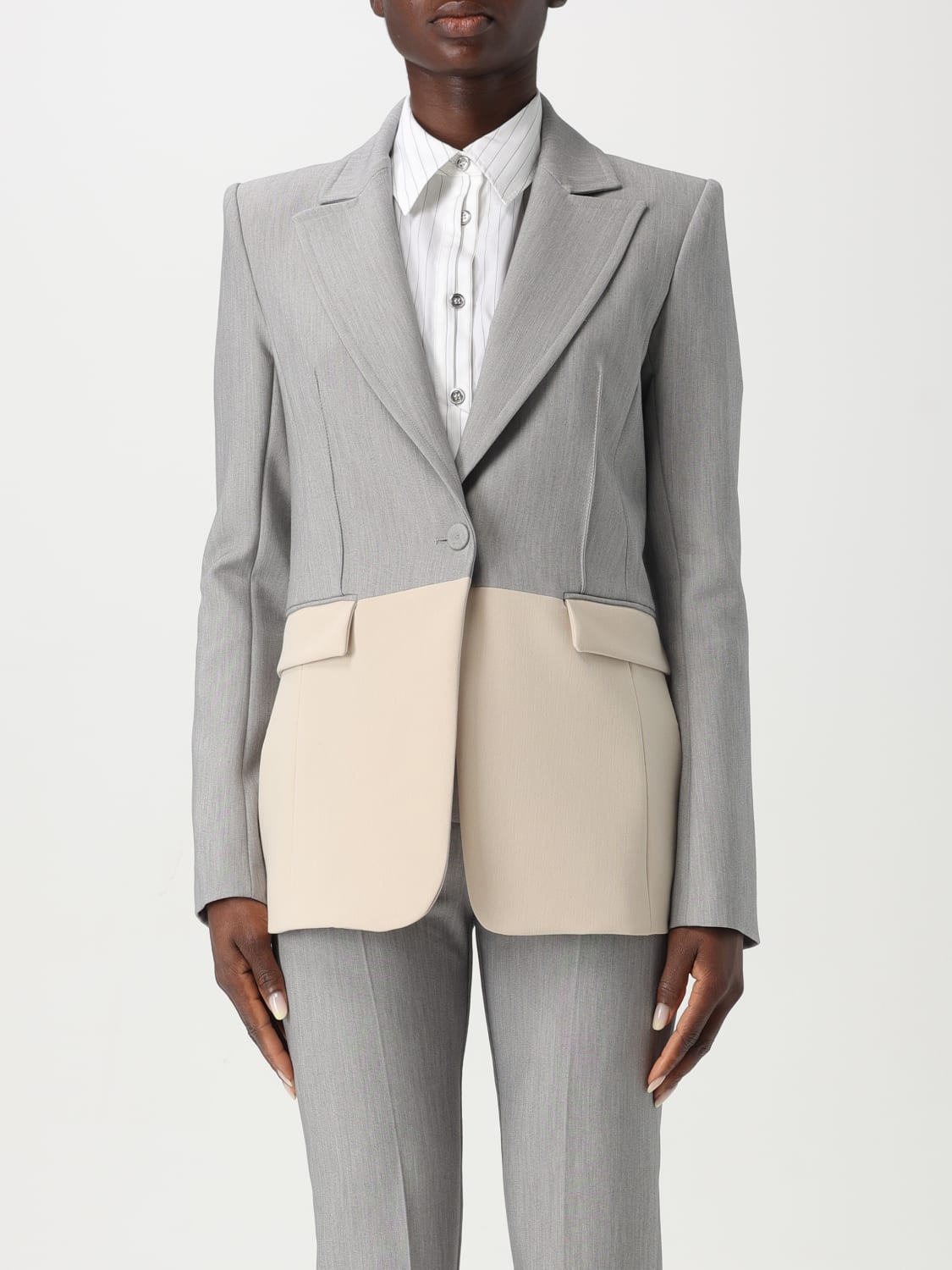 ジャケット PATRIZIA PEPE Women Jackets 8S0505A533FF49 Grey PATRIZIA PEPE: Blazer woman - Grey | Patrizia Pepe blazer