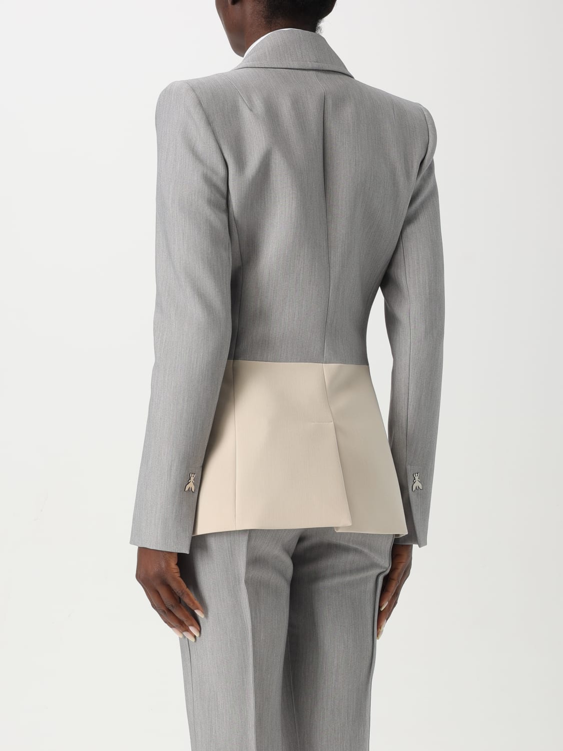 PATRIZIA PEPE JACKET: Blazer woman Patrizia Pepe, Grey - Img 3