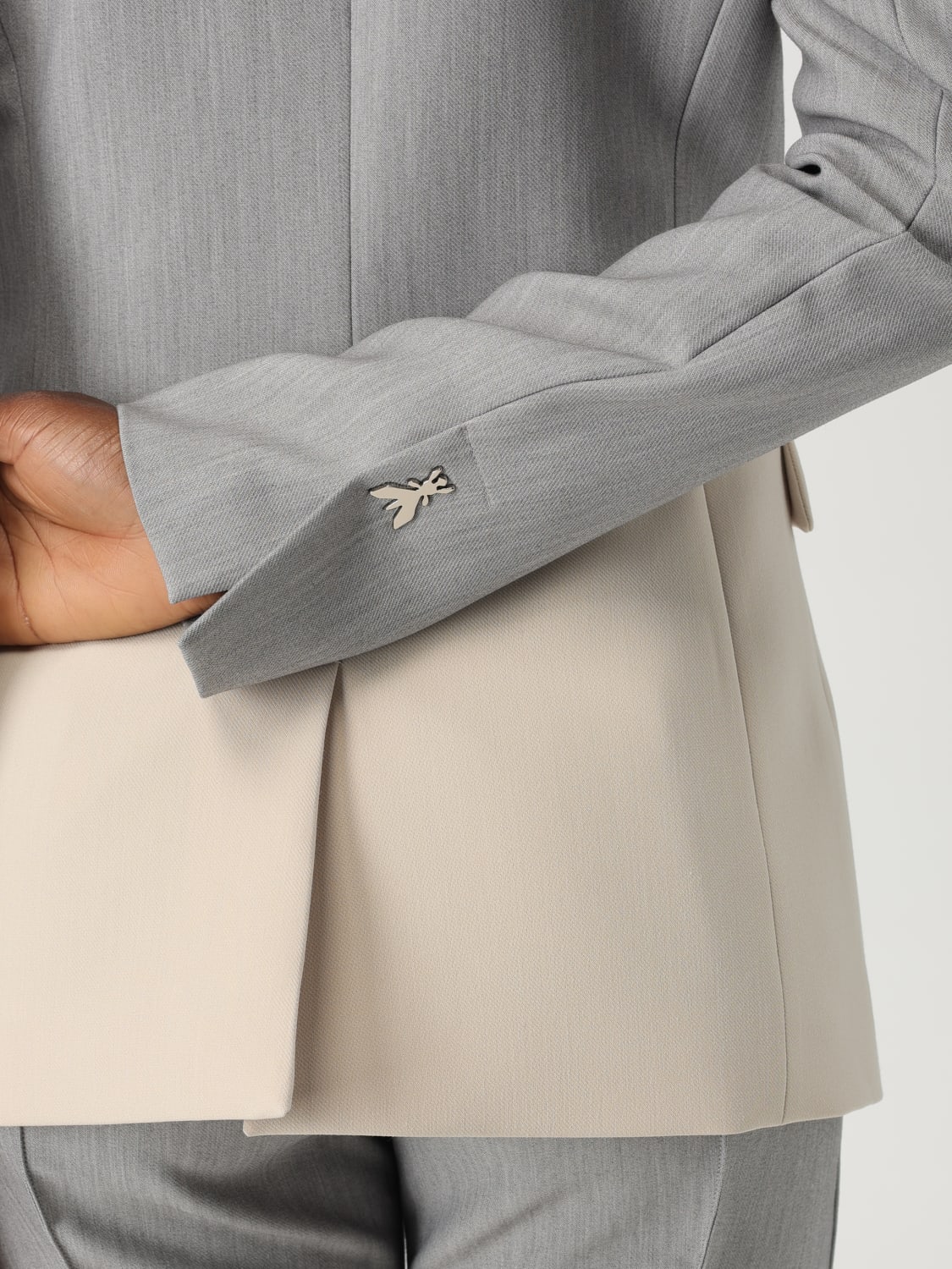 PATRIZIA PEPE JACKET: Blazer woman Patrizia Pepe, Grey - Img 5