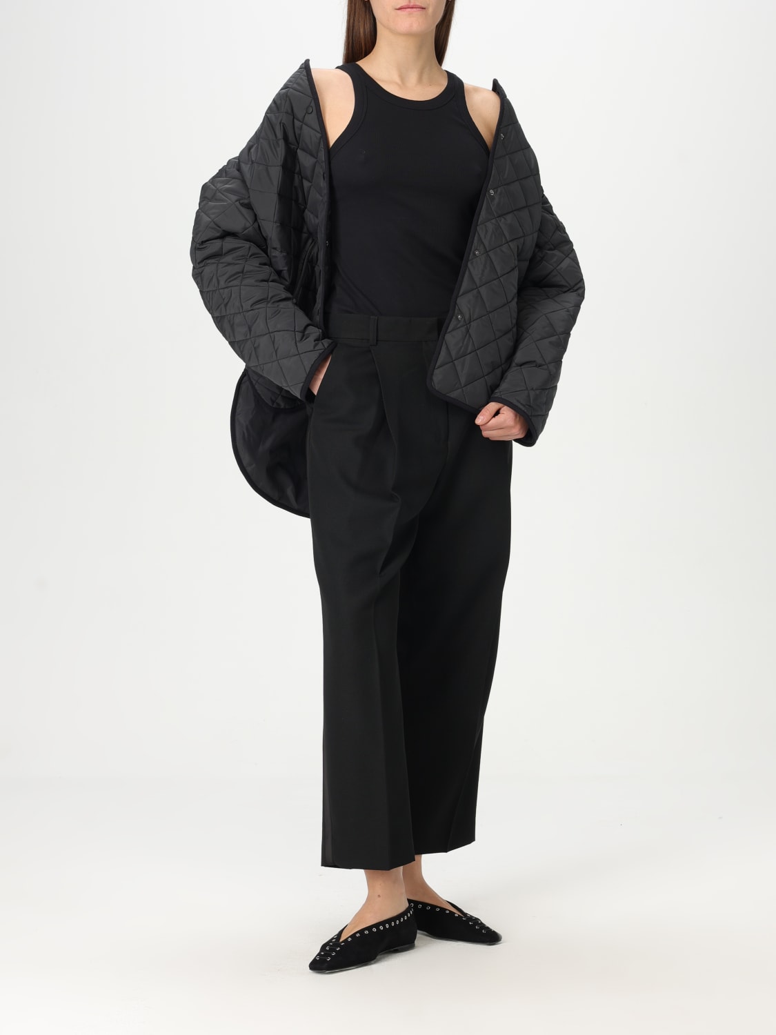 パンツ TOTEME Woman Pants Black 251WRB0254FB0026 001 TOTEME: Pants woman - Black | Toteme pants 251WRB0254FB0026