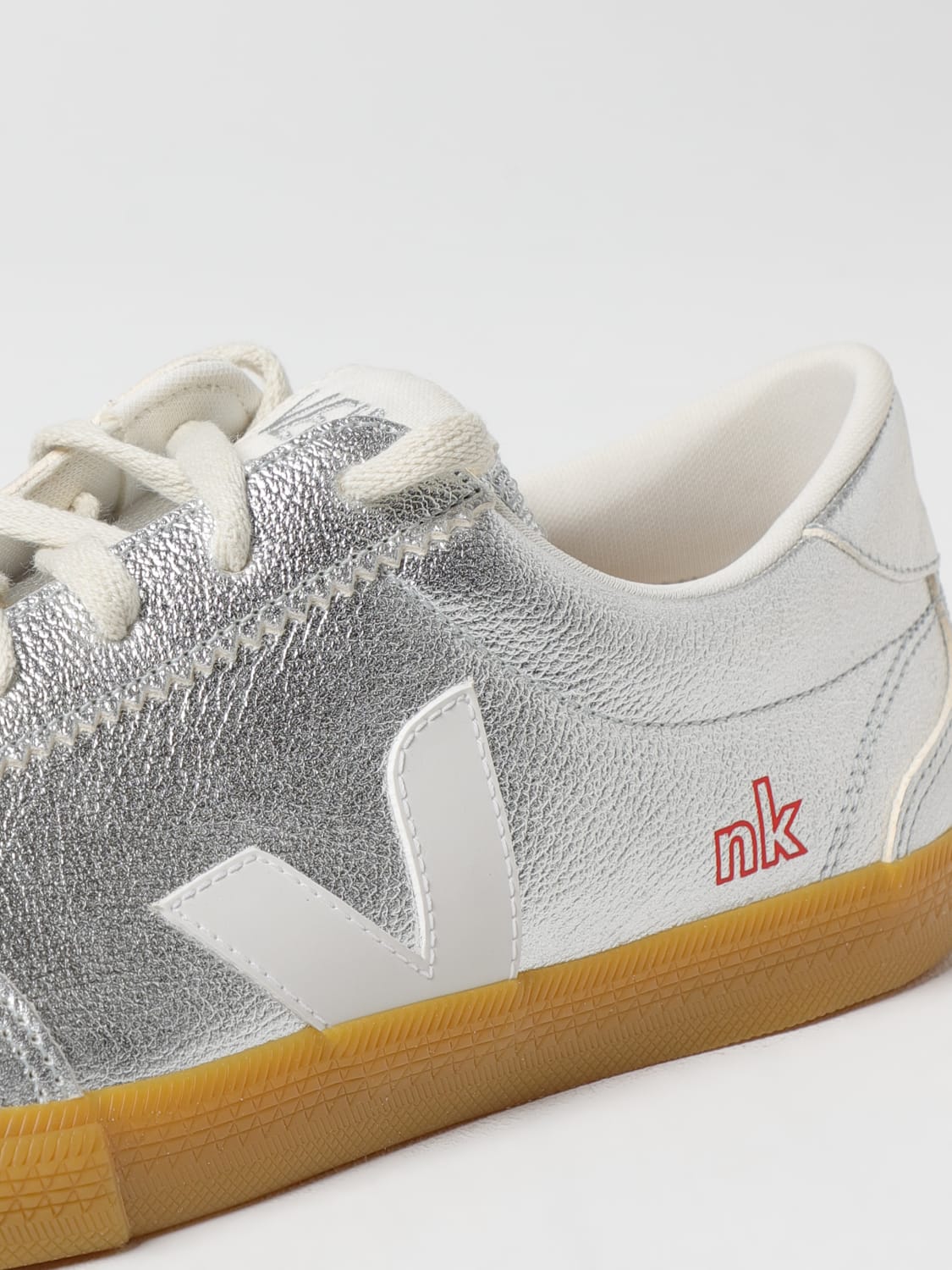 VEJA SNEAKERS: Sneakers men Veja, Silver - Img 4