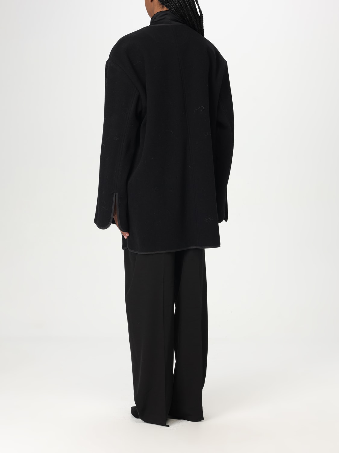 ジャケット TOTEME Woman Jacket Black 251WRO4262FB0039 001 TOTEME: women's zip-up jacket - Black | Toteme jacket