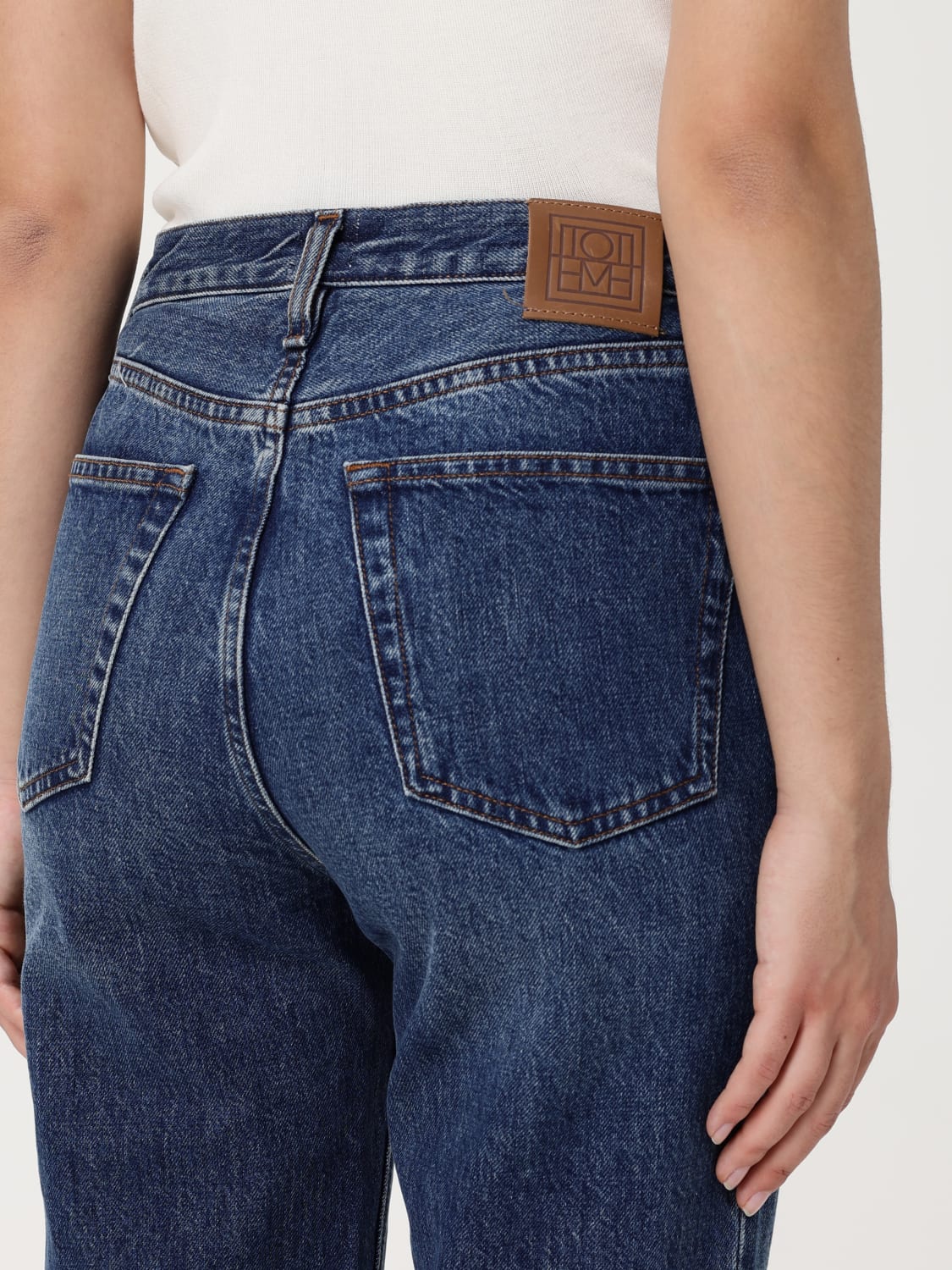 TOTEME JEANS: Jeans woman Toteme, Blue - Img 3