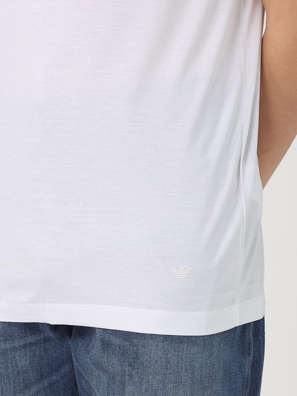 EMPORIO ARMANI T-SHIRT: T-shirt men Emporio Armani, White - Img 3