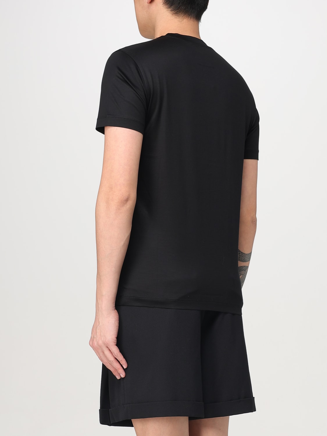 EMPORIO ARMANI: T-shirt men - Black | Emporio Armani t-shirt