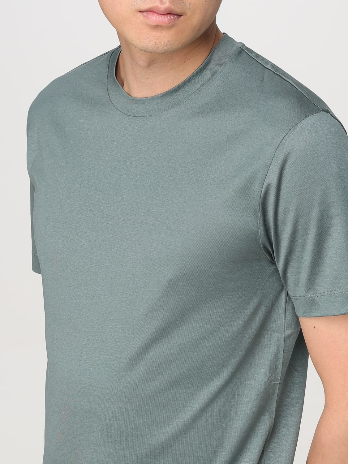 EMPORIO ARMANI T-SHIRT: T-shirt men Emporio Armani, Sage - Img 3