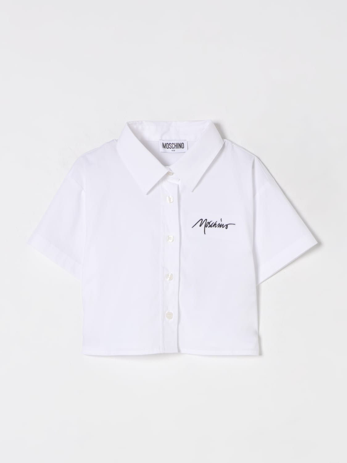 MOSCHINO SHIRT: Shirt kids Moschino, White - Img 1
