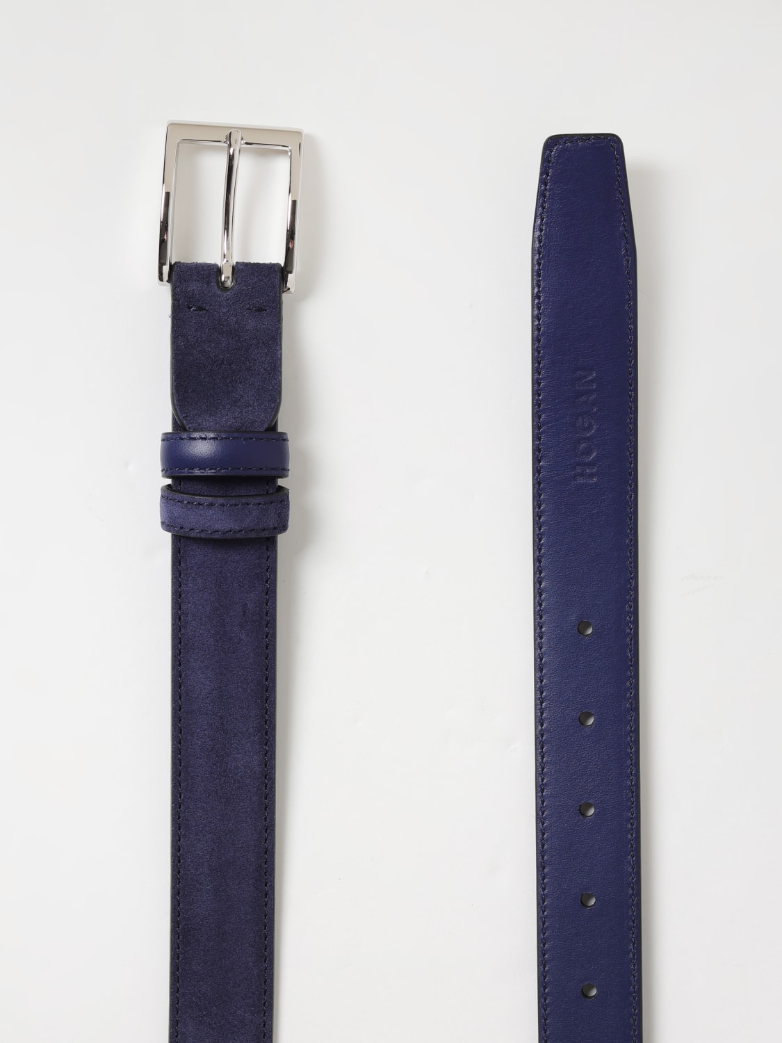 HOGAN CINTURA: Cintura Hogan reversibile in pelle , Blue - Img 2
