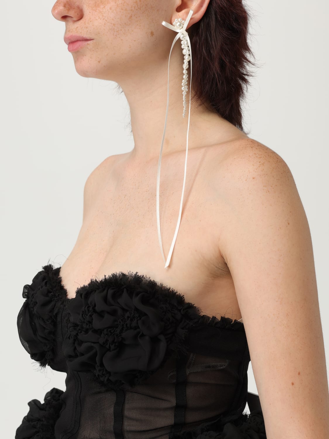 アクセサリーその他 SIMONE ROCHA Woman Jewel Black ERG410S0904 PEARL SIMONE ROCHA: Jewel woman - Black | Simone Rocha jewel