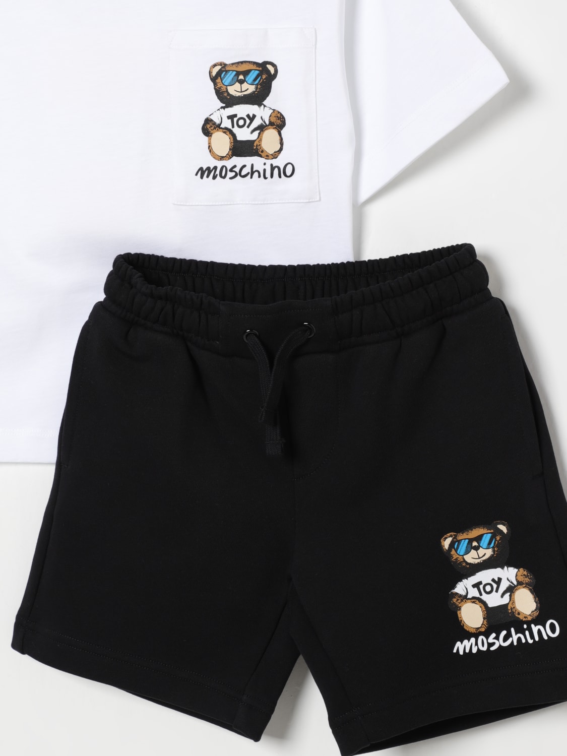 MOSCHINO CONJUNTO: Conjunto niños Moschino, Blanco - Img 3