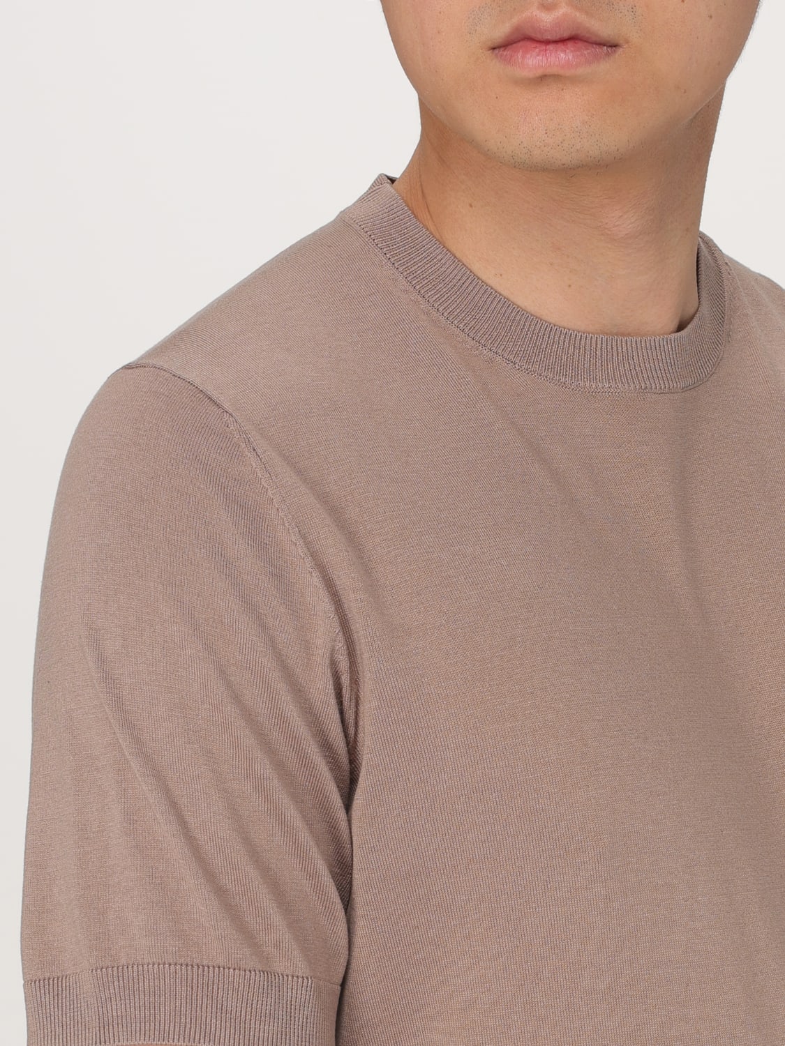 Tシャツ・カットソー PAOLO PECORA Men T-shirt Grey A010F200 2409 PAOLO PECORA: T-shirt men - Grey | Paolo Pecora t-shirt
