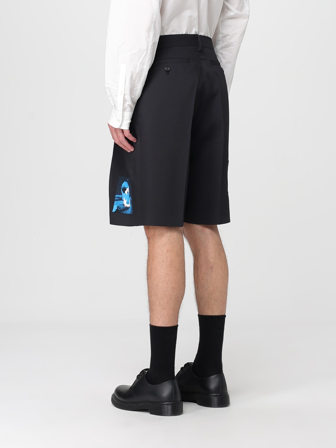 UNDERCOVER◇ショートパンツ/3/ナイロン/GRY/総柄/UP1E4507-1