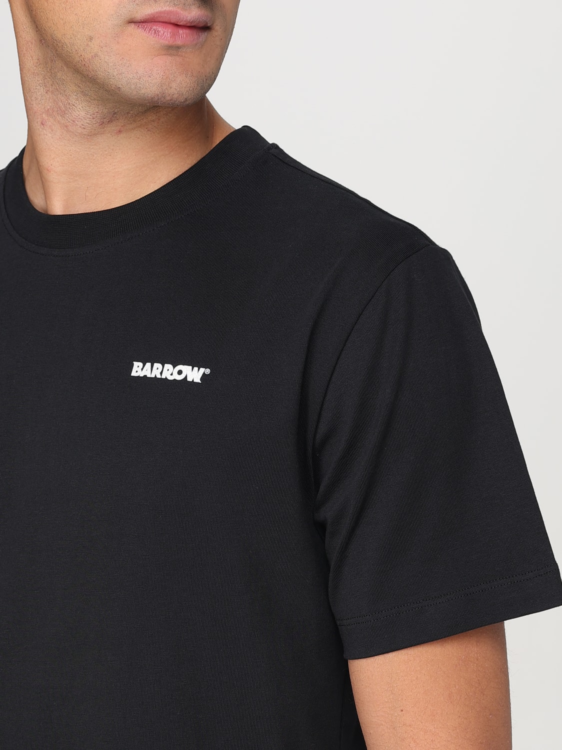Tシャツ・カットソー BARROW Men T-shirt Black S5BWUATH084 110 BARROW: T-shirt men - Black | Barrow t-shirt S5BWUATH084
