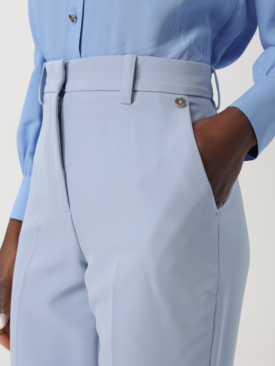 LIU JO: Pants woman - Blue | Liu Jo pants CA5366T2200 online