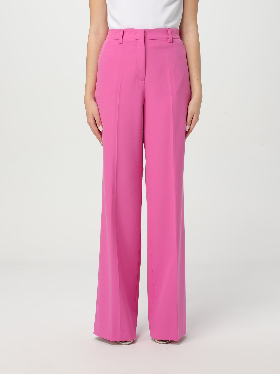 LIU JO PANTS: Pants woman Liu Jo, Beige - Img 1