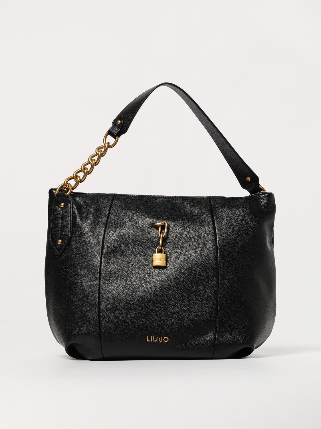 LIU JO BORSA A SPALLA: Borsa a spalla in pelle sintetica Liu Jo, Nero - Img 1