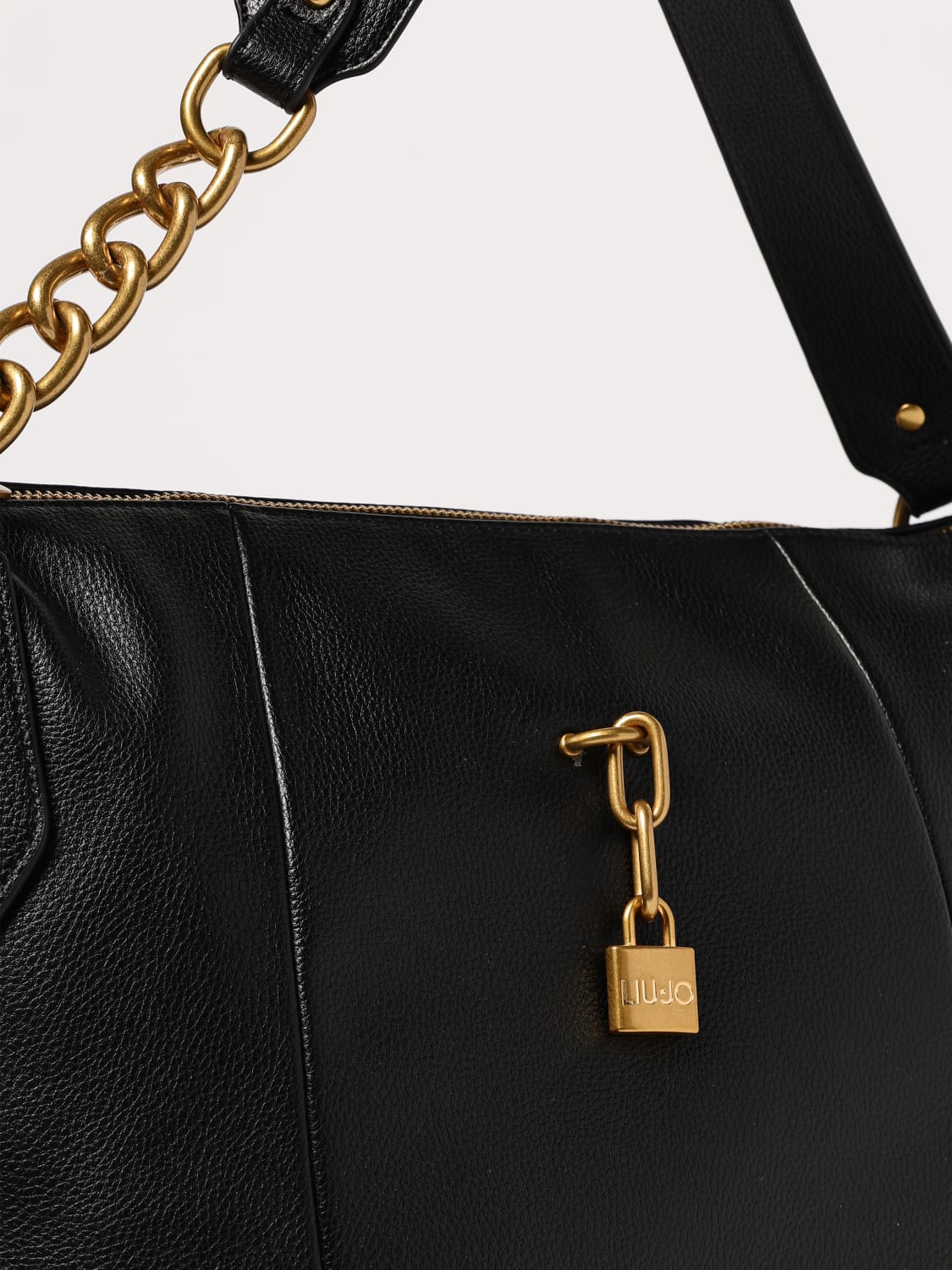 LIU JO BORSA A SPALLA: Borsa a spalla in pelle sintetica Liu Jo, Nero - Img 3