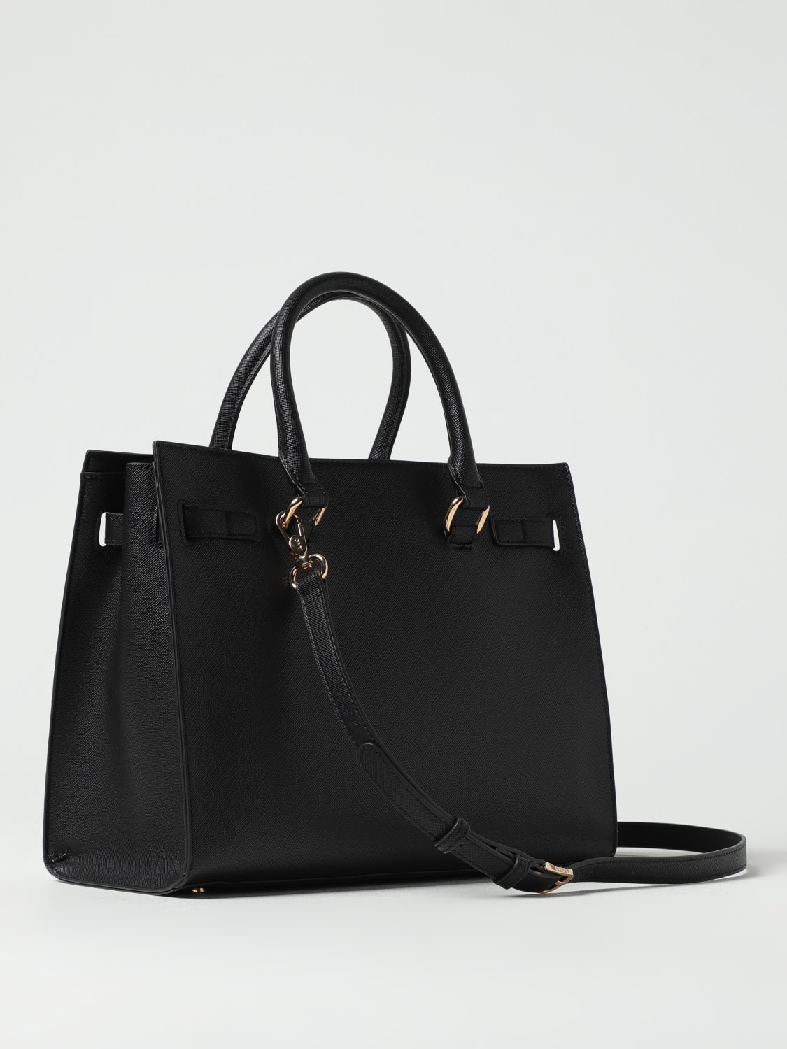 LIU JO BORSA TOTE: Borsa Liu Jo in pelle sintetica saffiano , Nero - Img 2