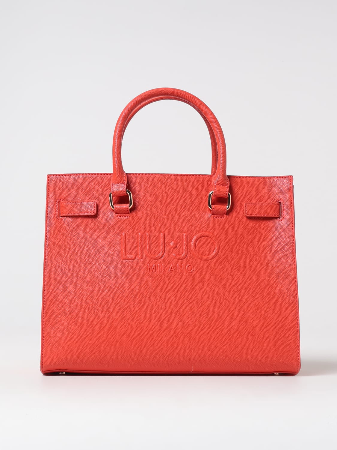 LIU JO BORSA TOTE: Borsa Liu Jo in pelle sintetica saffiano , Arancione - Img 1