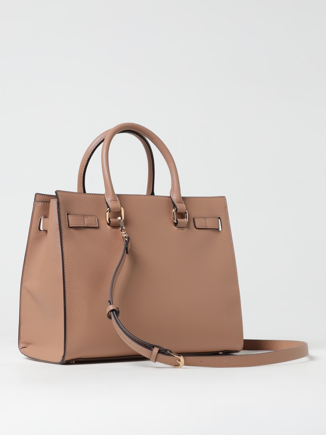 LIU JO BORSA TOTE: Borsa Liu Jo in pelle sintetica saffiano , Cammello - Img 2