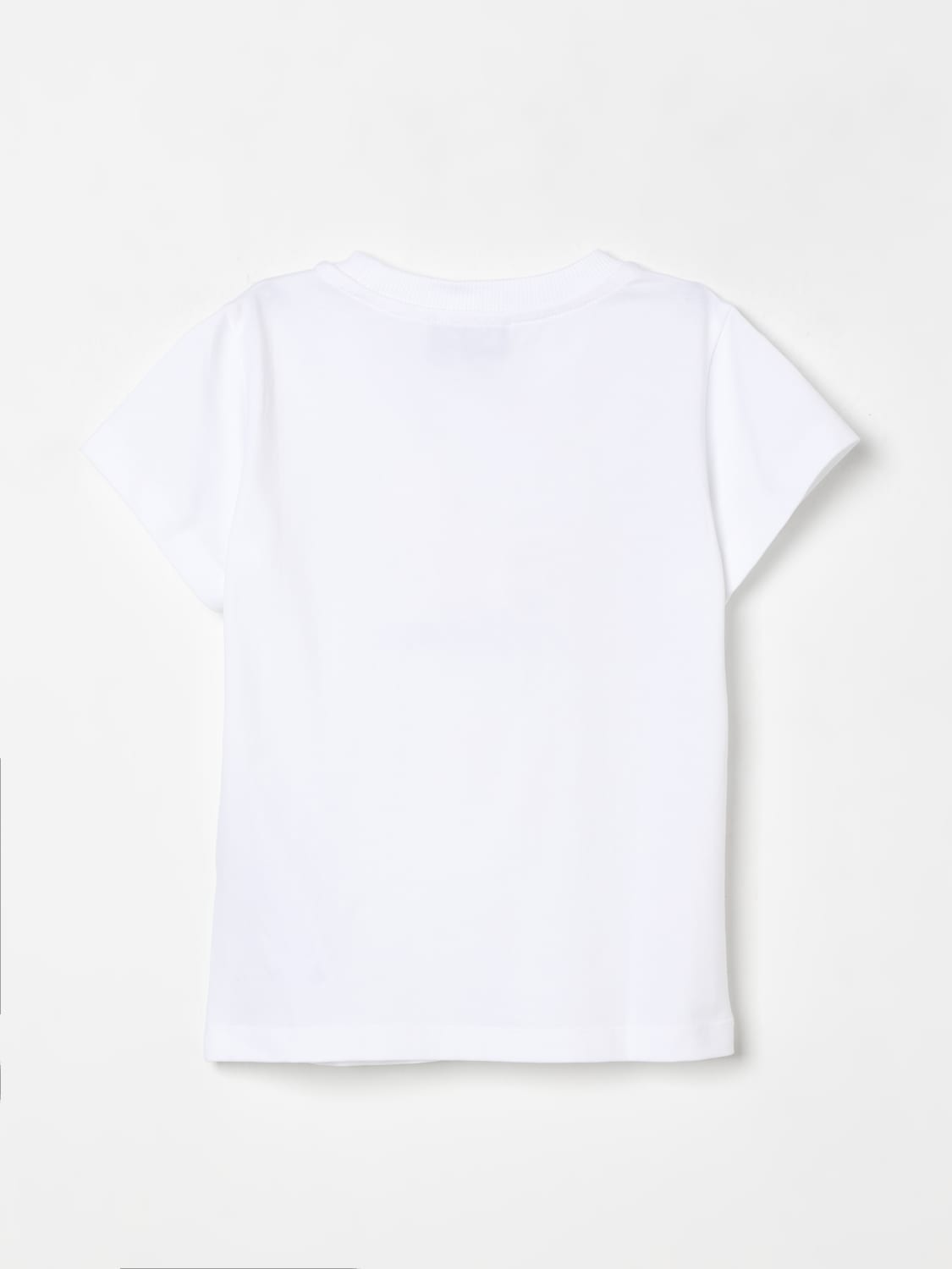 MOSCHINO T-SHIRT: T-shirt in cotone con stampa grafica Moschino, Bianco - Img 2