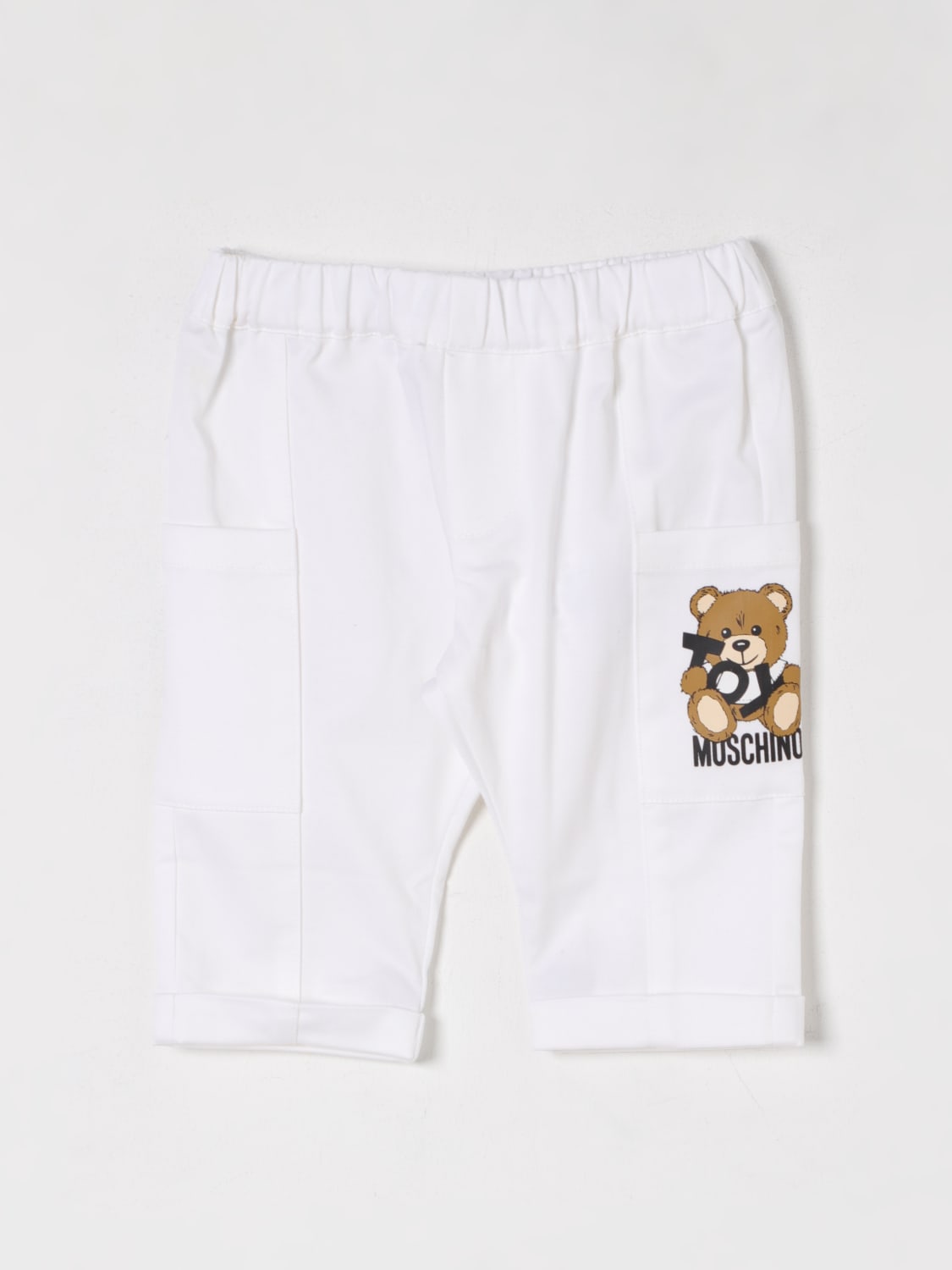 MOSCHINO PANTS: Pants kids Moschino, White - Img 1
