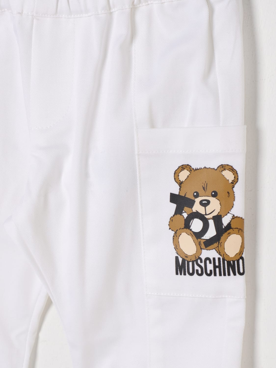 MOSCHINO PANTS: Pants kids Moschino, White - Img 3