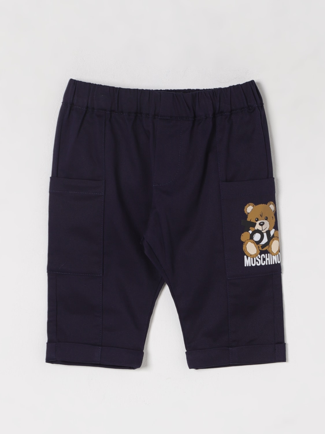 MOSCHINO HOSE: Hose kinder Moschino, Navy - Img 1