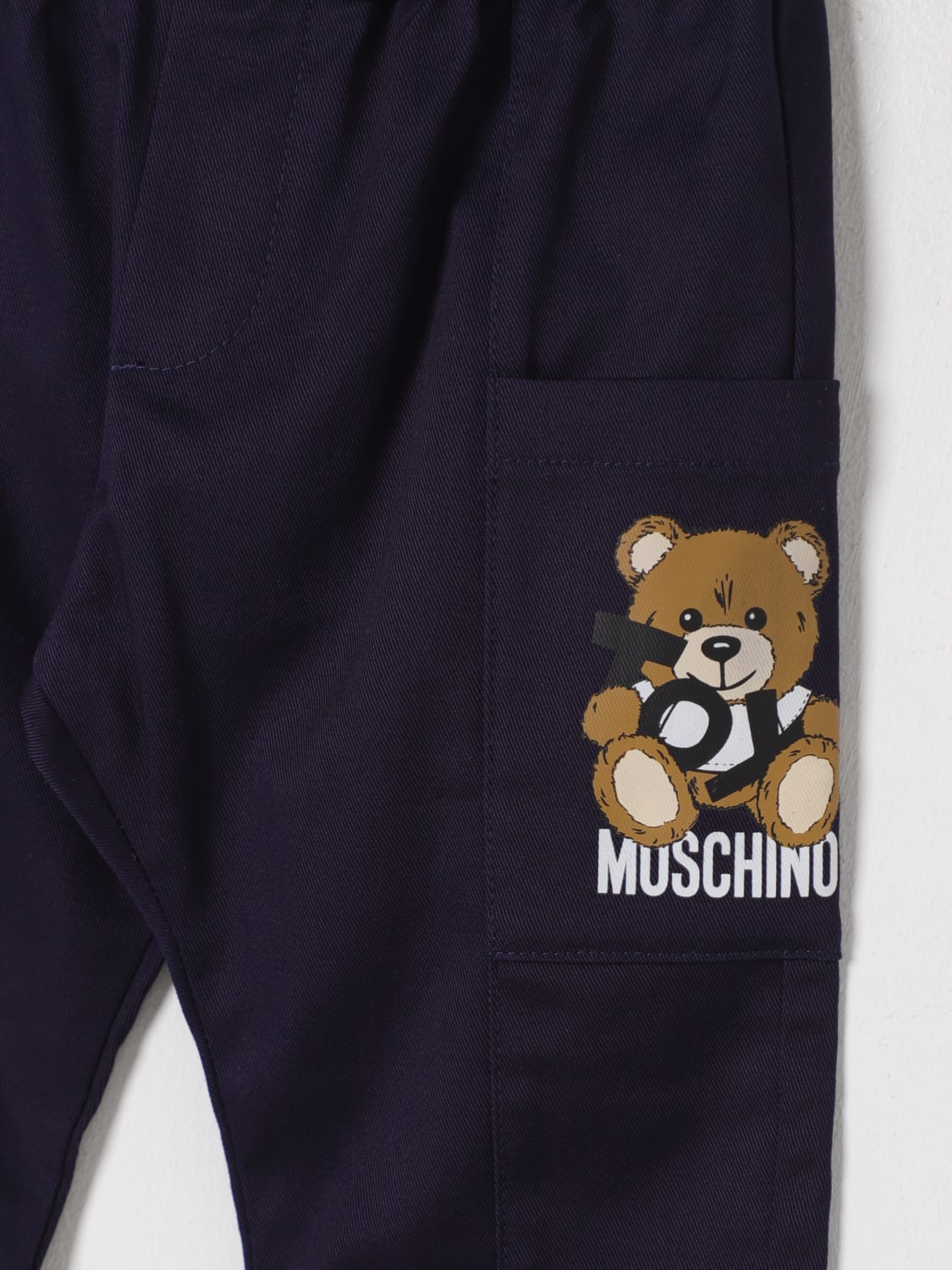 MOSCHINO HOSE: Hose kinder Moschino, Navy - Img 3