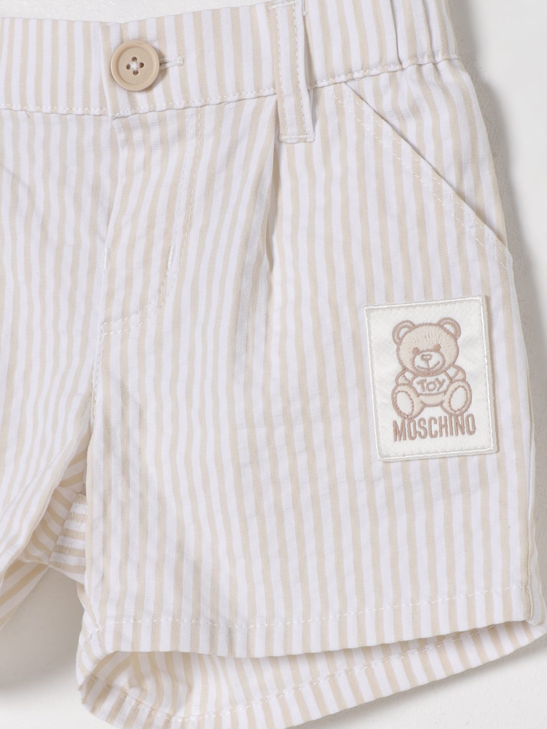MOSCHINO SHORTS: Shorts kids Moschino, White 1 - Img 3
