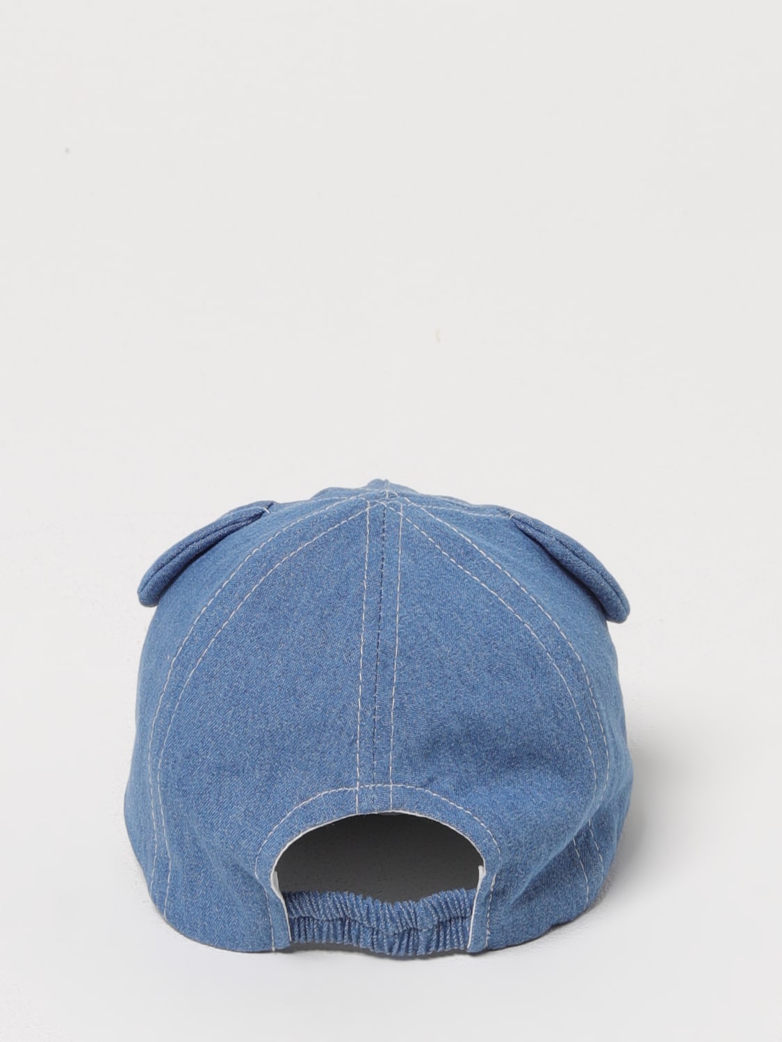MOSCHINO GORRO: Gorro niños Moschino, Azul Oscuro - Img 3