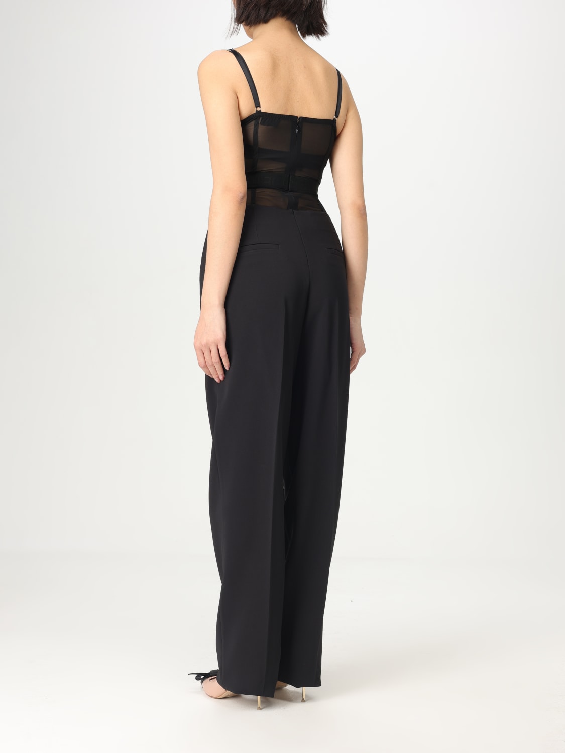 ELISABETTA FRANCHI JUMPSUIT: Dress woman Elisabetta Franchi, Black - Img 2