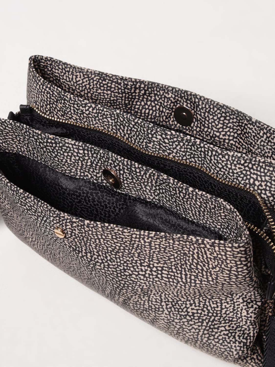 BORBONESE BANDOLERA: Bolso de hombro mujer Borbonese, Natural - Img 3