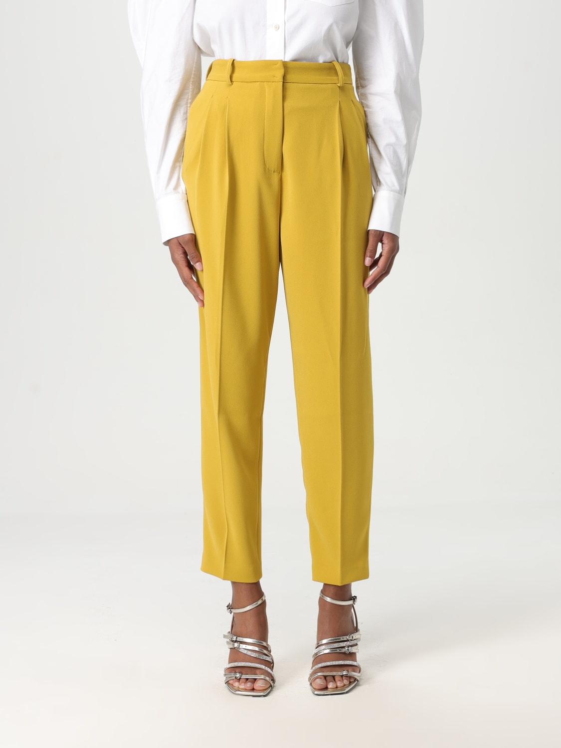 アウターその他 ELISABETTA FRANCHI Woman Suit Mustard TP003 DC6 ELISABETTA FRANCHI: Dress woman - Mustard | Elisabetta