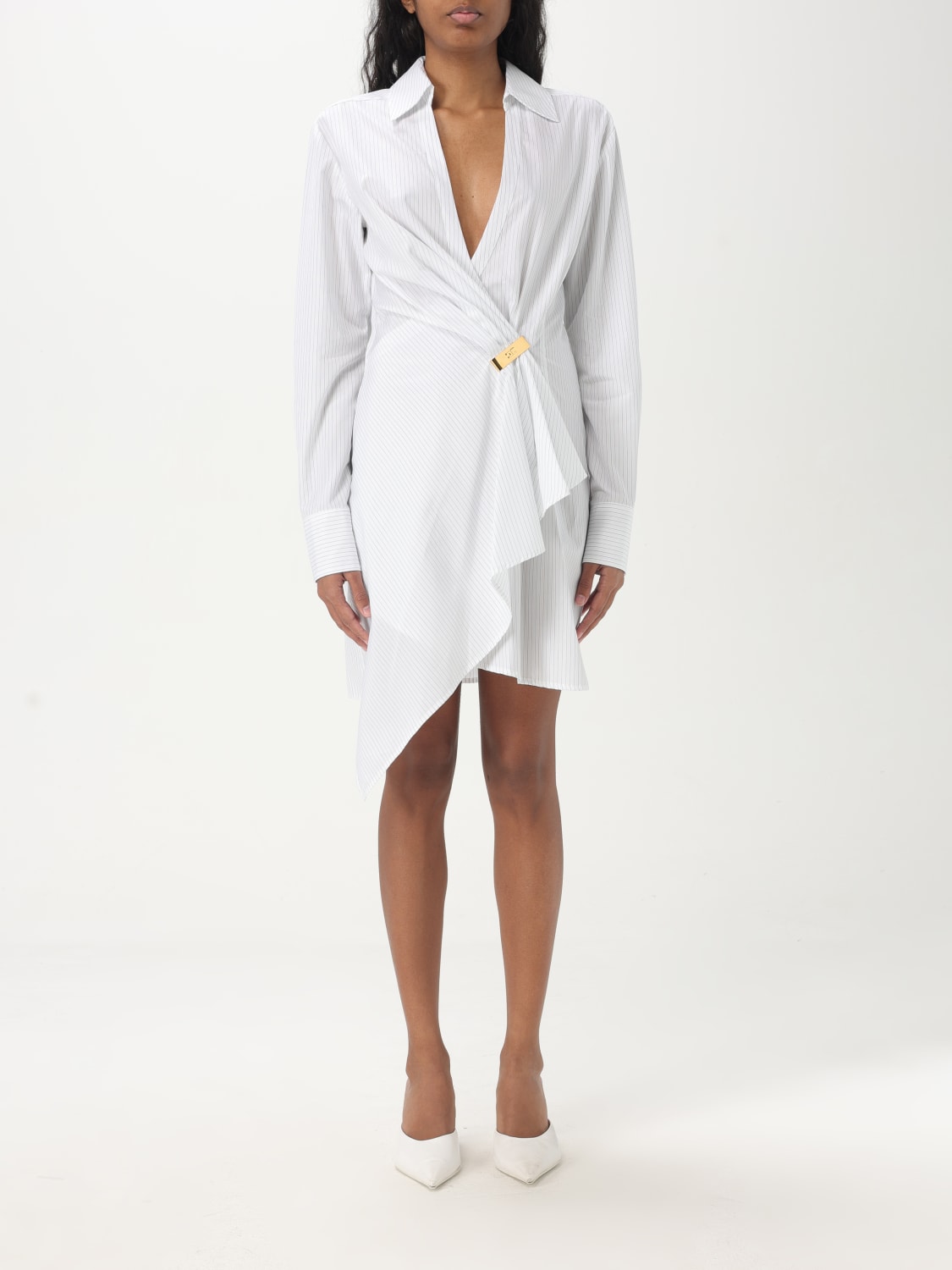ワンピース ELISABETTA FRANCHI Woman Dress White AB725 DL6 ELISABETTA FRANCHI: Dress woman - White | Elisabetta Franchi