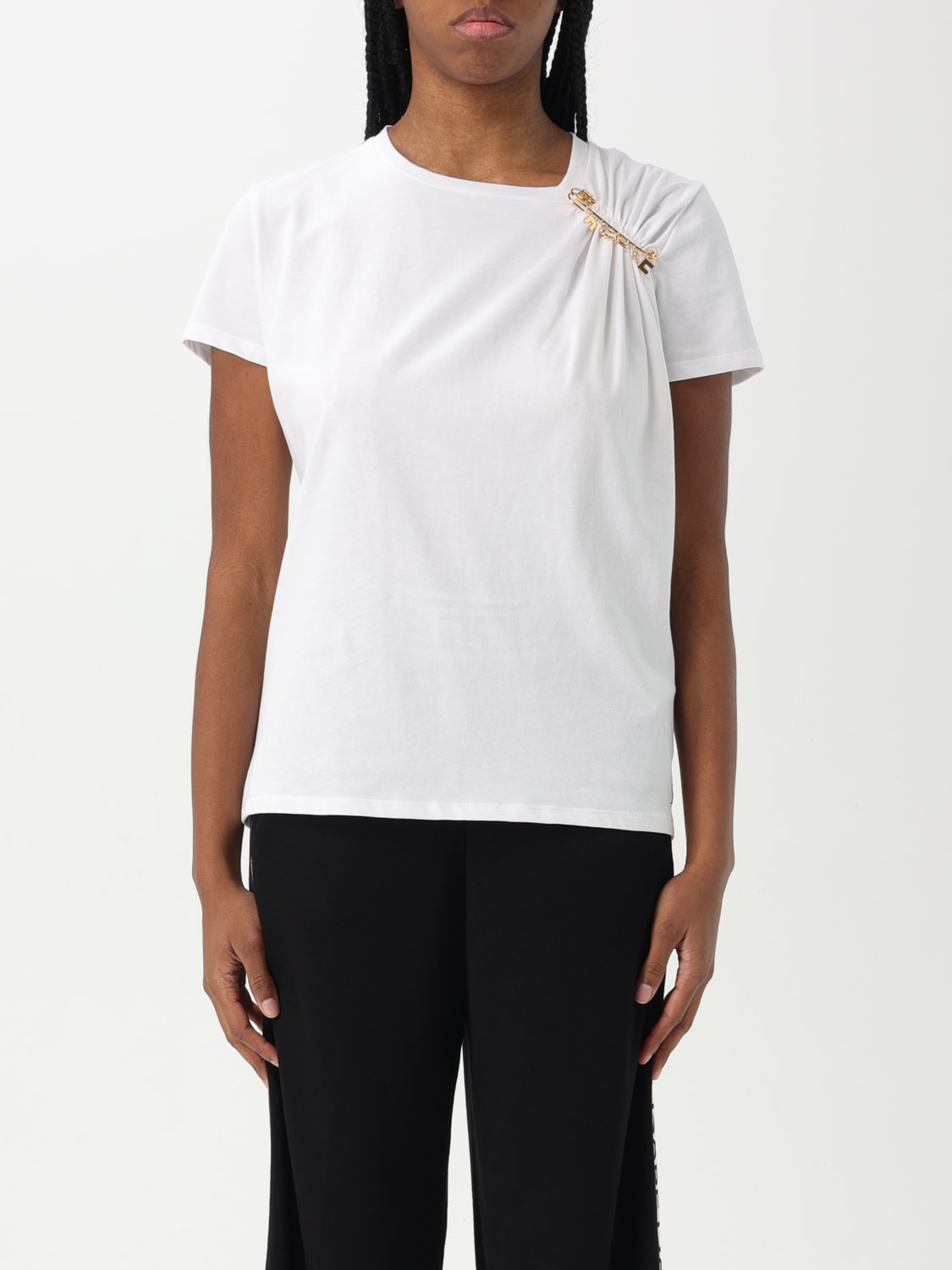 ELISABETTA FRANCHI T-SHIRT: Sweater woman Elisabetta Franchi, White - Img 1