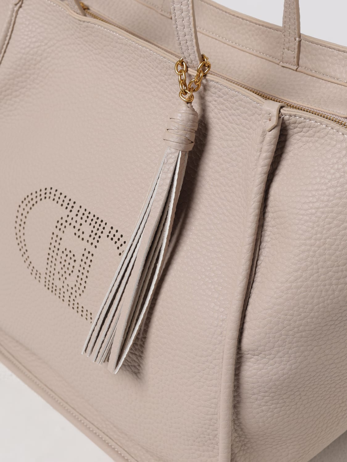 ハンドバッグ LIU JO AA5012E0161 Handbags Shopper with Logo LIU JO: Shoulder bag woman - Natural | Liu Jo shoulder bag